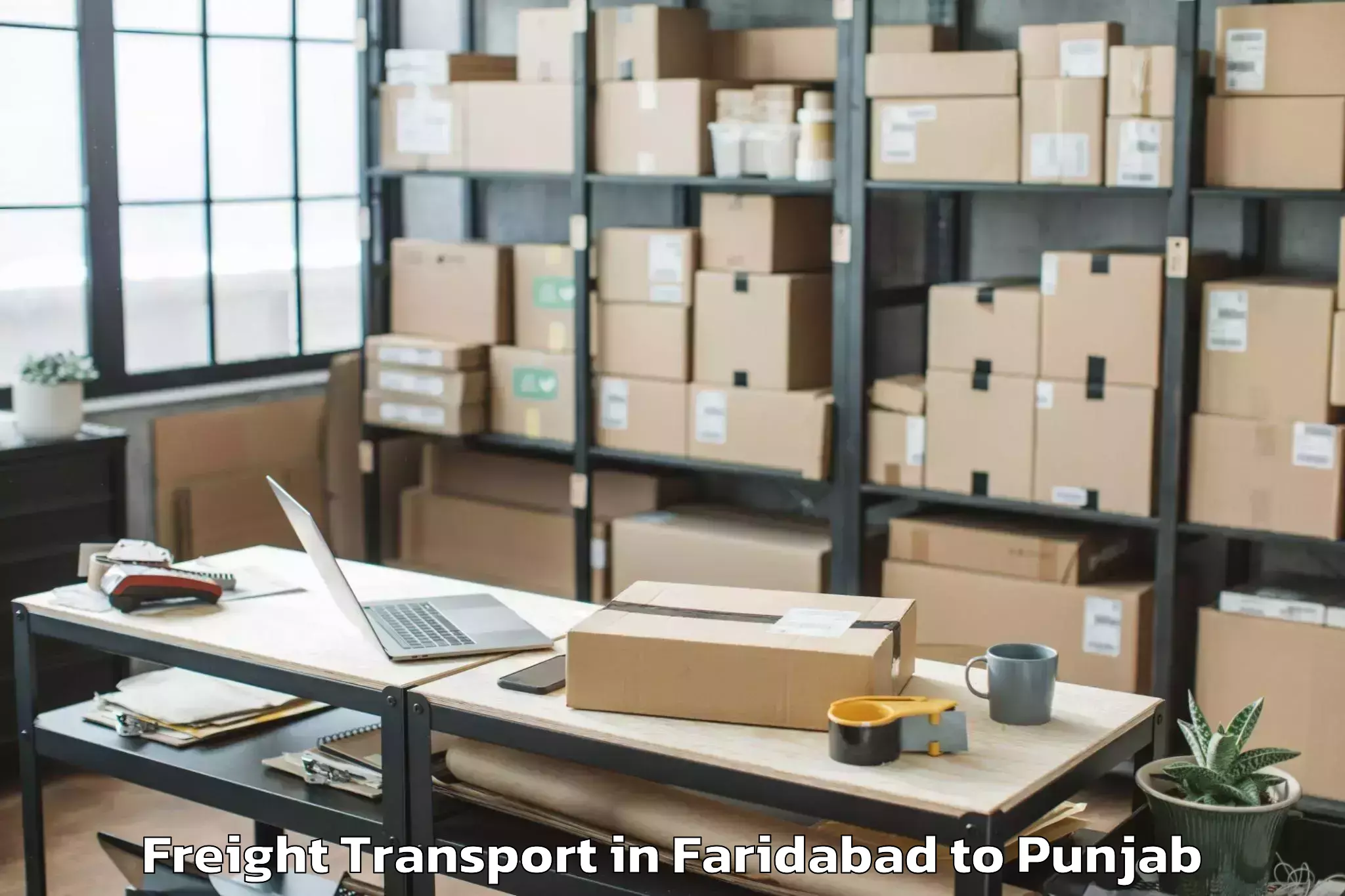 Leading Faridabad to Chandigarh Airport Ixc Freight Transport Provider